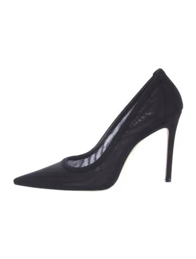 Pre-owned Stuart Weitzman Mesh Pumps In Blue