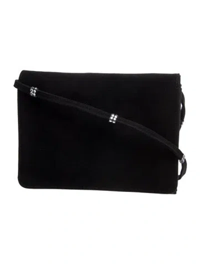 Pre-owned Stuart Weitzman Messenger Bag In Black