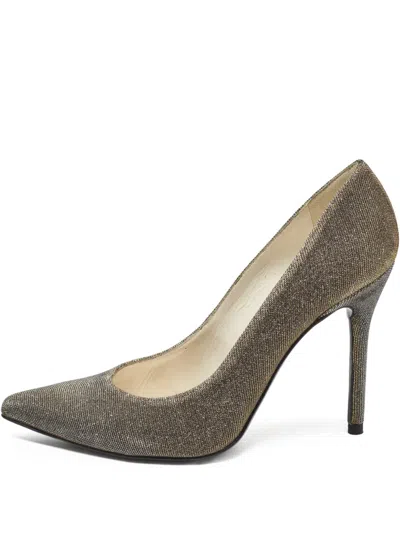 Pre-owned Stuart Weitzman Metallic Heeled Pumps