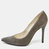Stuart Weitzman Metallic Lurex Fabric Pointed Toe Pumps In Multi