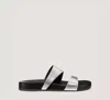 Stuart Weitzman Miami Sport Slide In Silver