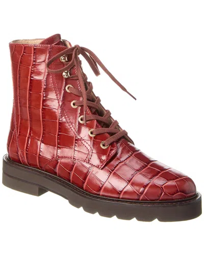 Stuart Weitzman Mila Lift Boot In Red