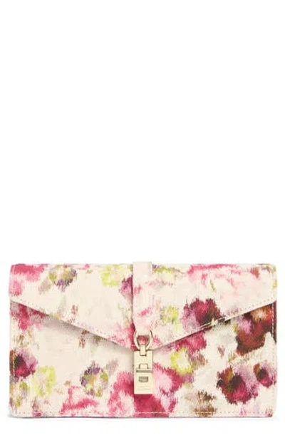 Stuart Weitzman Milan Love Letter Envelope Clutch In Multi
