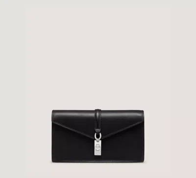 Stuart Weitzman Milan Loveletter Clutch Handbags In Black
