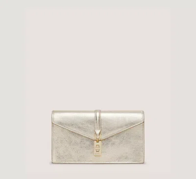 Stuart Weitzman Milan Loveletter Clutch Handbags In White