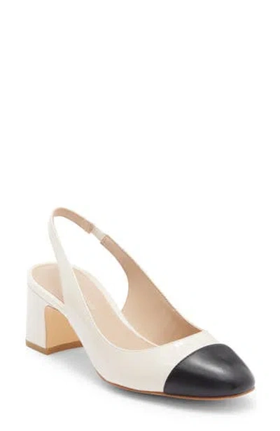 Stuart Weitzman Milla 55 Patent Slingback Pump In Neutral