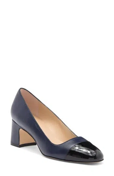 Stuart Weitzman Milla Pump In Nice Blue/black