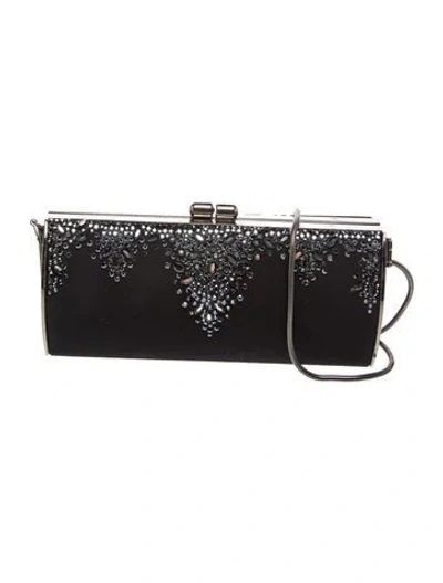 Pre-owned Stuart Weitzman Minaudière In Black
