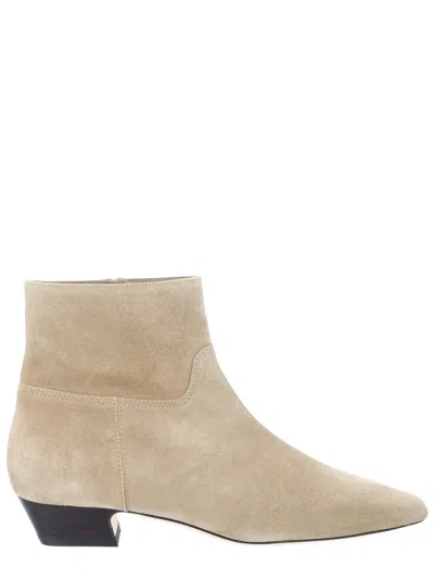 Stuart Weitzman Mini Stiletto Ankle Boots With 5 Cm Heel In Neutral