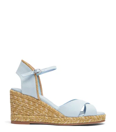 Stuart Weitzman Mirela Ii 80mm Wedge Espadrilles In Nude