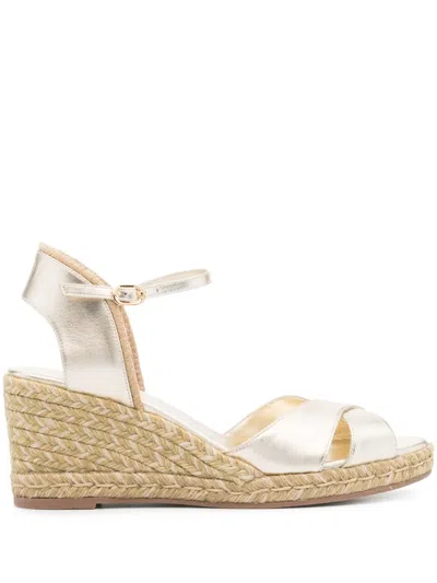 Stuart Weitzman Mirella Ii 80mm Espadrilles In Gold