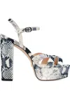 Stuart Weitzman Misty Platform Sandals In Multi