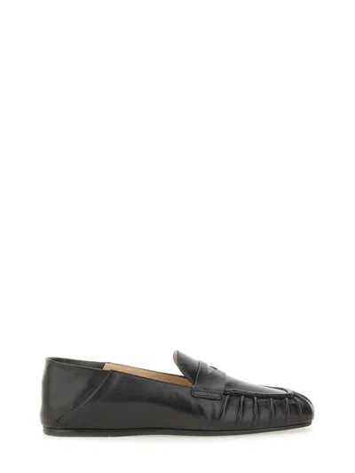 Stuart Weitzman Moccasin "brooks" In Black
