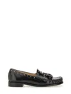 Stuart Weitzman Moccasin "lottie" In Black