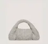 Stuart Weitzman Moda Crystal Pearl Mini Tote