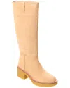 Stuart Weitzman Montana Slouch Suede Boot In Beige