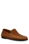 Stuart Weitzman Montauk Venetian Moc Toe Loafer In Brown