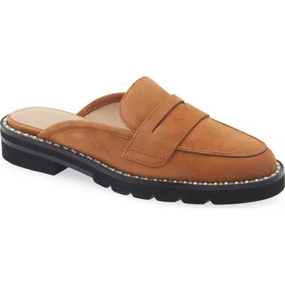 Stuart Weitzman Monty Mule In Brown