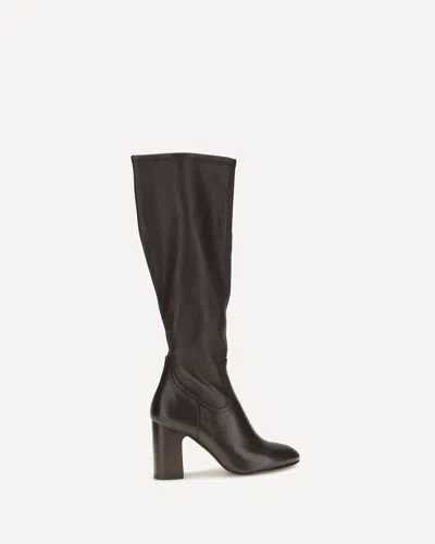 Stuart Weitzman Mulberry Stretch Leather Boots In Brown