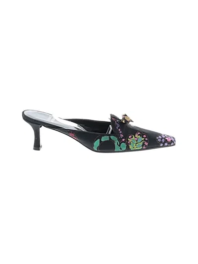 Pre-owned Stuart Weitzman Mule/clog In Black