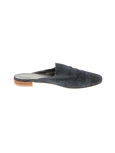 Pre-owned Stuart Weitzman Mule/clog In Blue