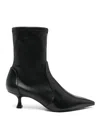 Stuart Weitzman Pointed Toe Ankle Boots With 50mm Heel