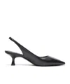 Stuart Weitzman Pointed Clasp High-heeled Shoes In Black