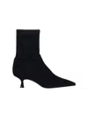 Stuart Weitzman Naomi 50 Ankle Boots - Black In Black