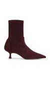 Stuart Weitzman Naomi 50 Bootie In Kaffee Braun
