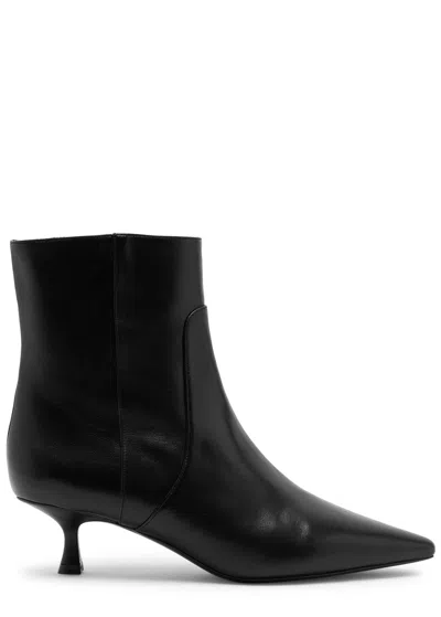 STUART WEITZMAN STUART WEITZMAN NAOMI 50 LEATHER ANKLE BOOTS