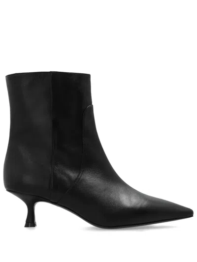 Stuart Weitzman High-heeled Ankle Boots In Black