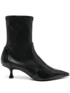 Stuart Weitzman Naomi Ankle Boots In Black