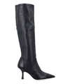 Stuart Weitzman Woman Knee Boots Black Size 10.5 Soft Leather In Black