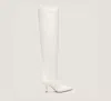 Stuart Weitzman Naomi 75 Tall Boot In White