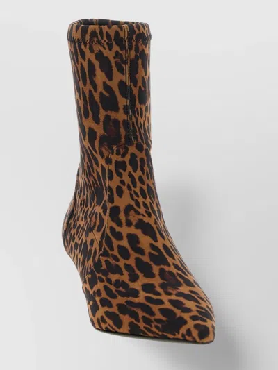 Stuart Weitzman 'naomi' Ankle Boots In Animal Print