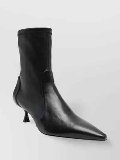 Stuart Weitzman Naomi Leather Ankle Boot