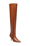 Stuart Weitzman Naomi Over The Knee Boot In Brown