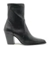Stuart Weitzman Nappa Jolene Bootie In Black