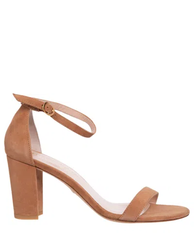 Stuart Weitzman Nearly Heeled Sandals In Pink