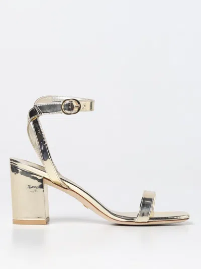 Stuart Weitzman Heeled Sandals  Woman Color Platinum