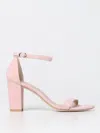 Stuart Weitzman Open-toed High-heeled Sandals In Pink