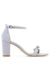 Stuart Weitzman Nearlynude Sw Bow Sandals Purple In Purple