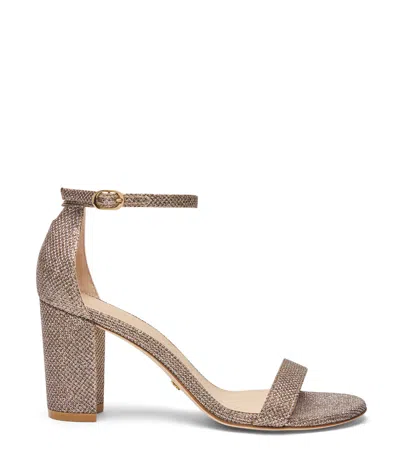 Stuart Weitzman Nearlynude 90mm Sandals In Nude