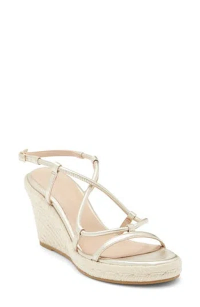Stuart Weitzman Nilla Espadrille Platform Wedge Sandal In Multi