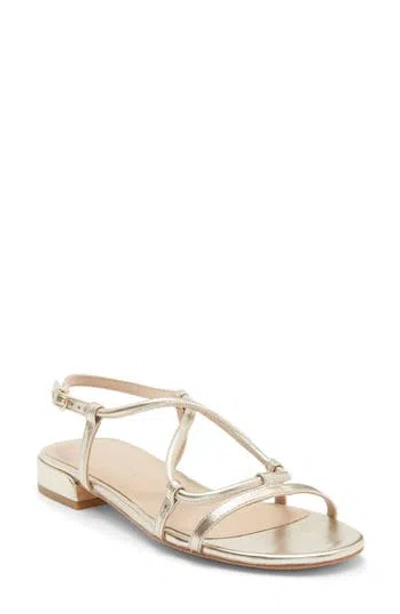 Stuart Weitzman Nilla Sandal In Gold