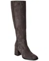 Stuart Weitzman Nola Suede Knee-high Boot In Gray
