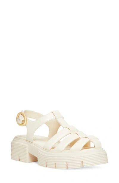 STUART WEITZMAN NOLITA LUG SOLE FISHERMAN SANDAL