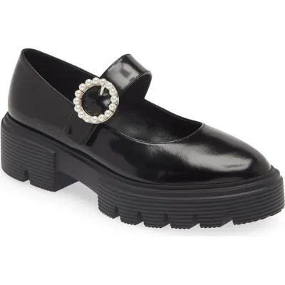 Stuart Weitzman Nolita Platform Mary Jane In Black