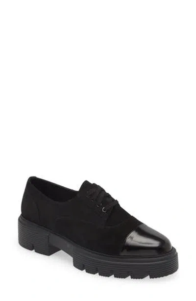 Stuart Weitzman Nolita Platform Oxford In Black