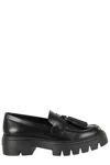 Stuart Weitzman Nolita Tassel-detail Loafers In Black